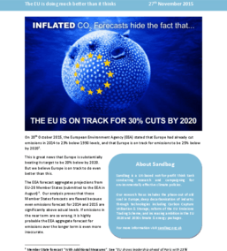 The EU is on track for 30% cuts by 2020