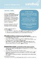 Do current EU energy and climate policies tackle coal?