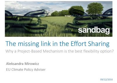 The missing link in the Effort Sharing Regulation