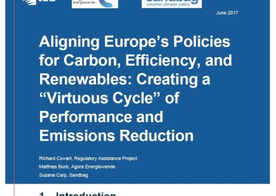 Aligning Europe’s Policies for Carbon, Efficiency, and Renewables
