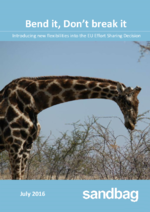 Bend it, Don’t break it: Introducing new flexibilities into the EU Effort Sharing Decision