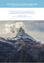 The case for a net zero Climate Change Act target