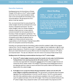 Improving the 5th UK carbon budget