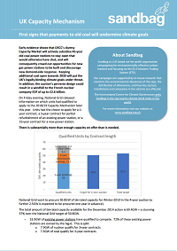 UK Capacity Mechanism