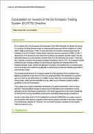 Response to the Consultation on revision of the EU Emission Trading System (EU ETS) Directive