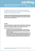 The German “Climate Contribution” vs the UK’s “Carbon Price Floor”