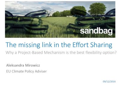 The missing link in the Effort Sharing Regulation